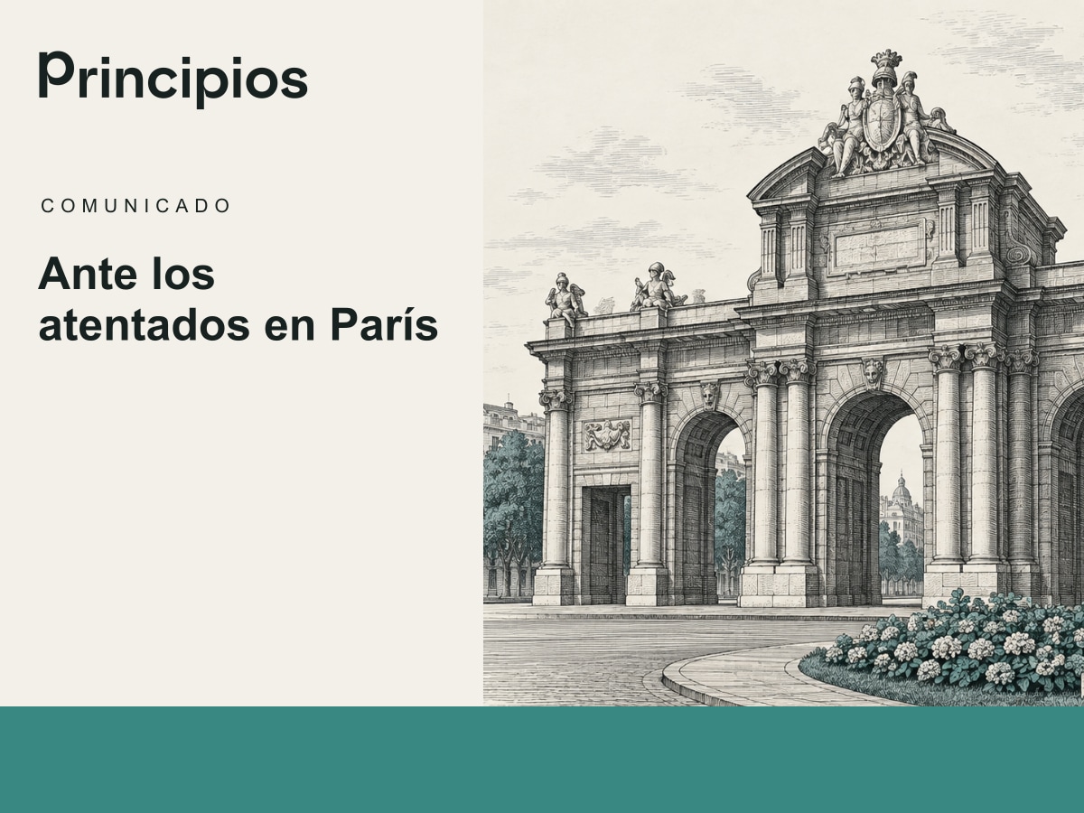 Ilustración editorial: Comunicado ante los atentados en París