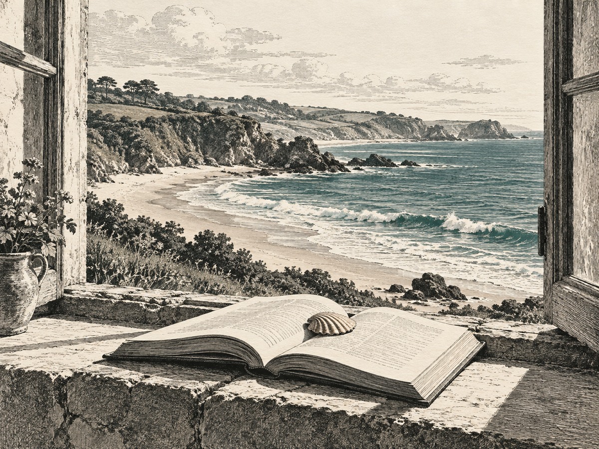 Ilustración editorial: Helena o el mar del verano, de Julián Ayesta