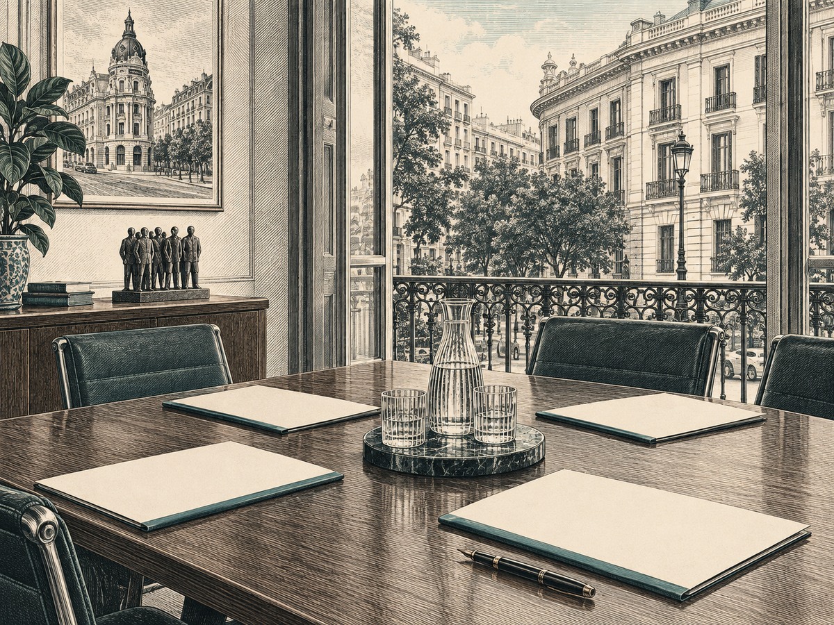 Ilustración editorial: Reunión con el PSOE para presentar Principios y sus cuatro propuestas para los programas electorales